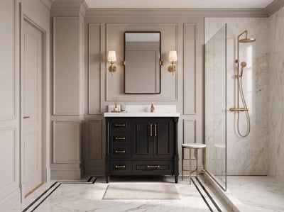Aberdeen 36 in. W x 22 in. D Right Offset Sink Bathroom Vanity