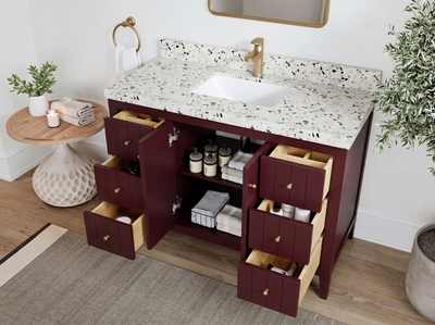 Atlanta 48 in. W x 22 in. D Single Sink Bathroom Vanity