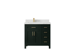 Cambridge 36 in. W x 22 in. D Left Offset Sink Bathroom Vanity - photo 21