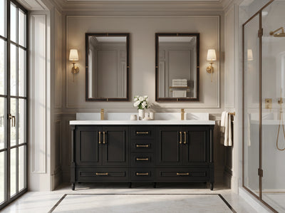 Aberdeen 72 in. W x 22 in. D Double Sink Bathroom Vanity