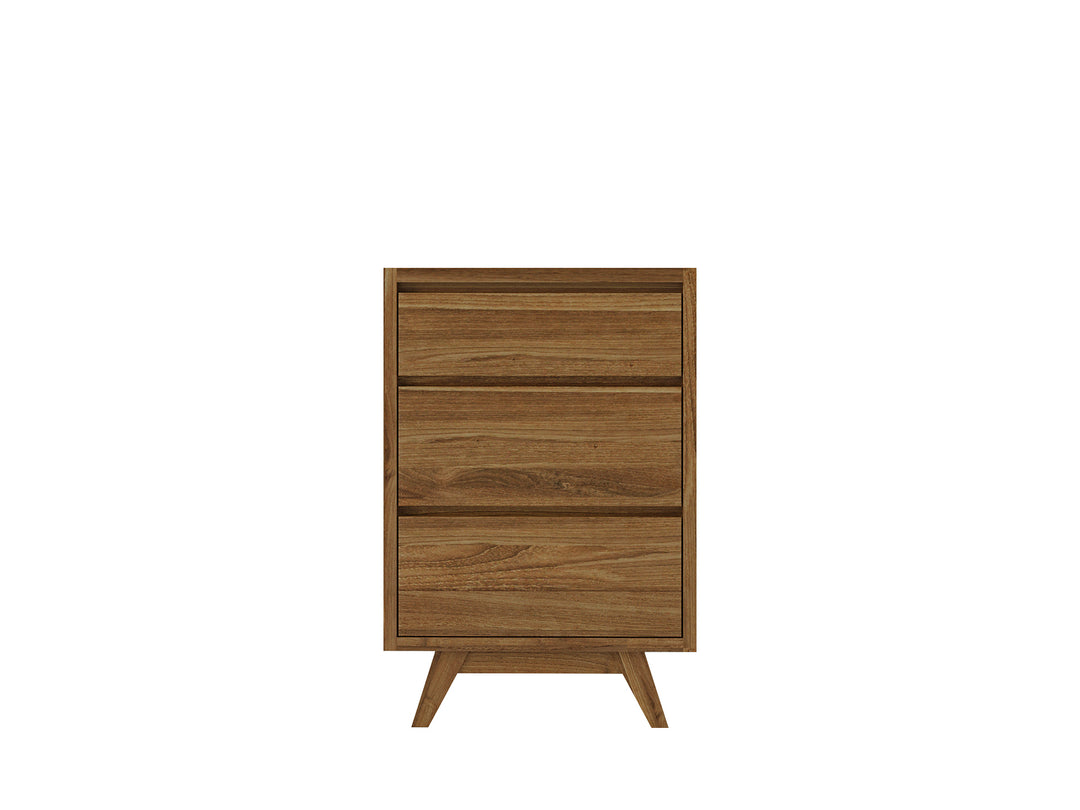 Madison Teak 24 in. W x 22 in. D Single Sink Bathroom Vanity in Dark Natural - Cabinet Only