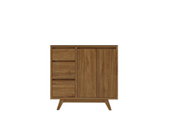 Madison Teak Wood 36 in. W x 22 in. D Right Offset Sink Bathroom Vanity - photo 6
