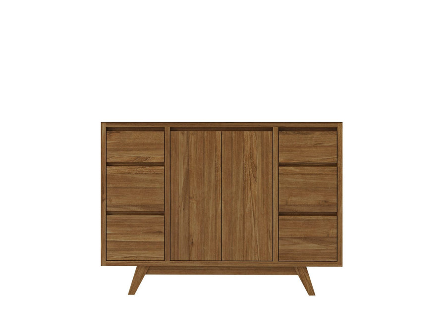 Madison Teak Wood 48 in. W x 22 in. D Single Sink Vanity Cabinet