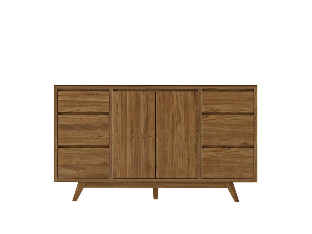 Madison Teak 60 in. W x 22 in. D Single Sink Bathroom Vanity in Dark Natural - Cabinet Only