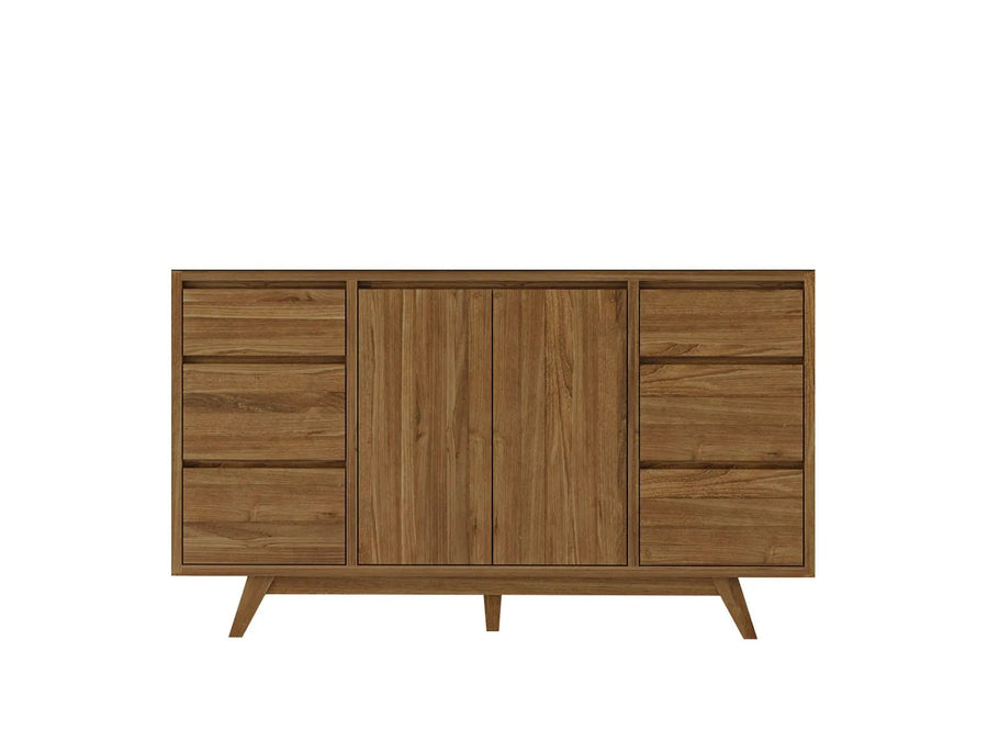 Madison Teak Wood 60 in. W x 22 in. D Single Sink Vanity Cabinet