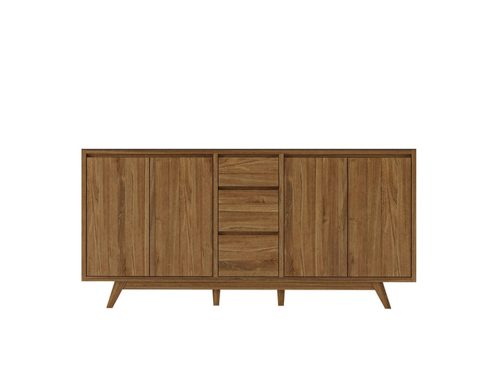 Madison Teak Wood 72 in. W x 22 in. D Double Sink Bathroom Vanity - photo 6