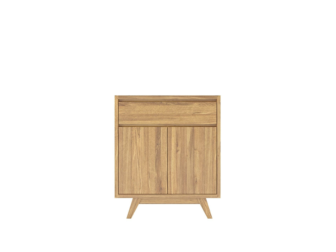Madison Teak 30 in. W x 22 in. D Single Sink Bathroom Vanity in Light Natural - Cabinet Only