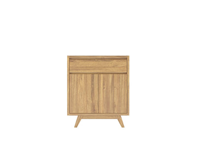 Madison Teak 30 in. W x 22 in. D Single Sink Bathroom Vanity in Light Natural - Cabinet Only