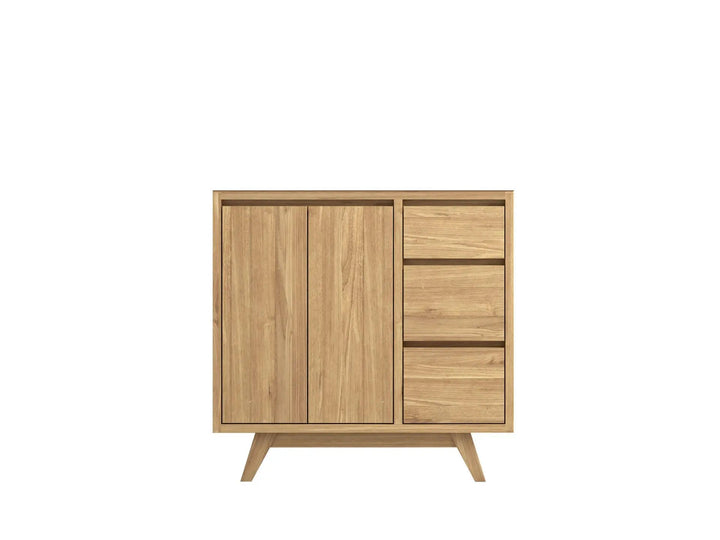 Madison Teak Wood 36 in. W x 22 in. D Left Offset Sink Bathroom Vanity - photo 6