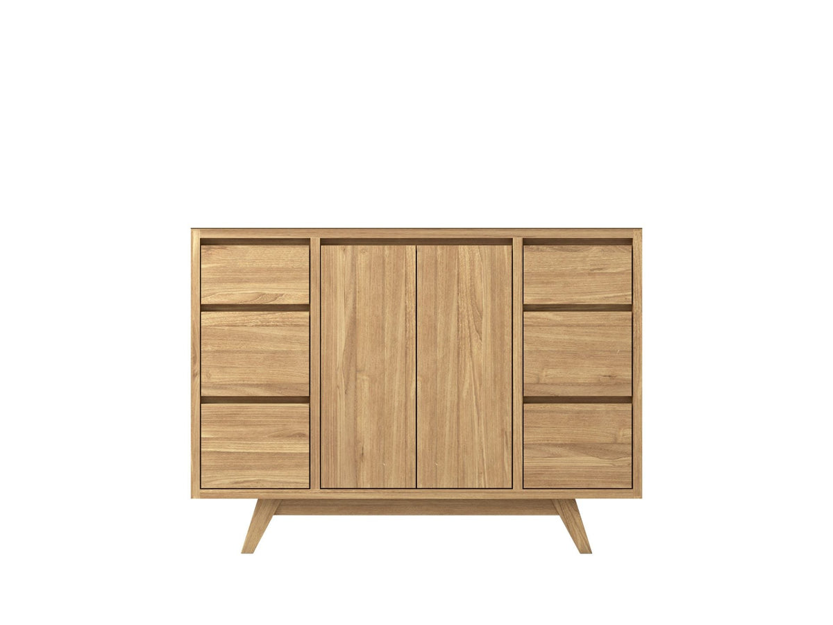 Madison Teak 48 in. W x 22 in. D Single Sink Bathroom Vanity in Light Natural - Cabinet Only