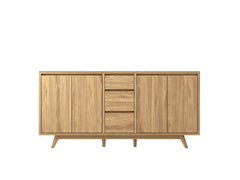 Madison Teak Wood 72 in. W x 22 in. D Double Sink Bathroom Vanity - photo 19