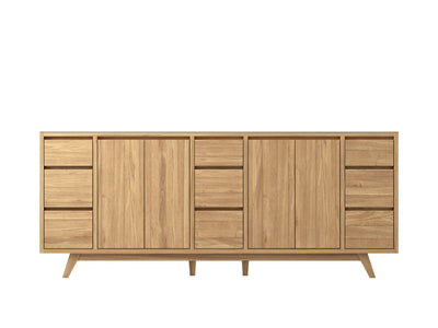Madison Teak 84 in. W x 22 in. D Double Sink Bathroom Vanity in Light Natural - Cabinet Only