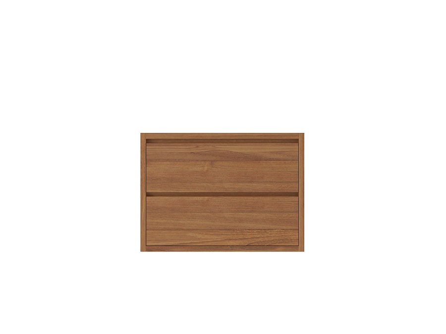 Madison Floating Teak Wood 30 in. W x 22 in. D Single Sink Vanity Cabinet