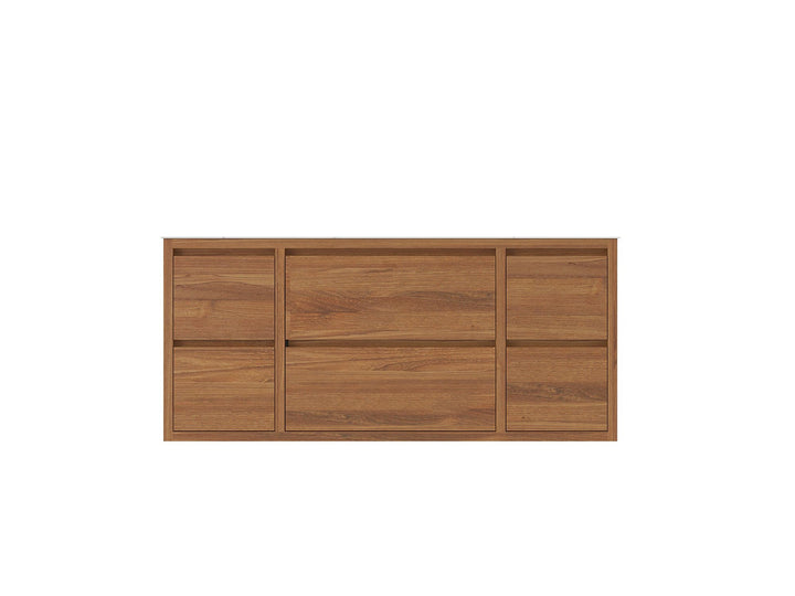 Madison Floating Teak 48 in. W x 22 in. D Single Sink Bathroom Vanity - photo 25