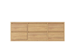 Madison Floating Teak 60 in. W x 22 in. D Single Sink Bathroom Vanity - photo 25
