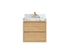 Madison Floating Teak 24 in. W x 22 in. D Single Sink Bathroom Vanity - photo 22