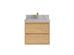 Madison Floating Teak 24 in. W x 22 in. D Single Sink Bathroom Vanity - photo 23