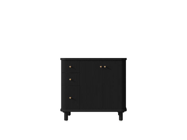 Miami 36 in. W x 22 in. D Right Offset Sink Bathroom Vanity - photo 6