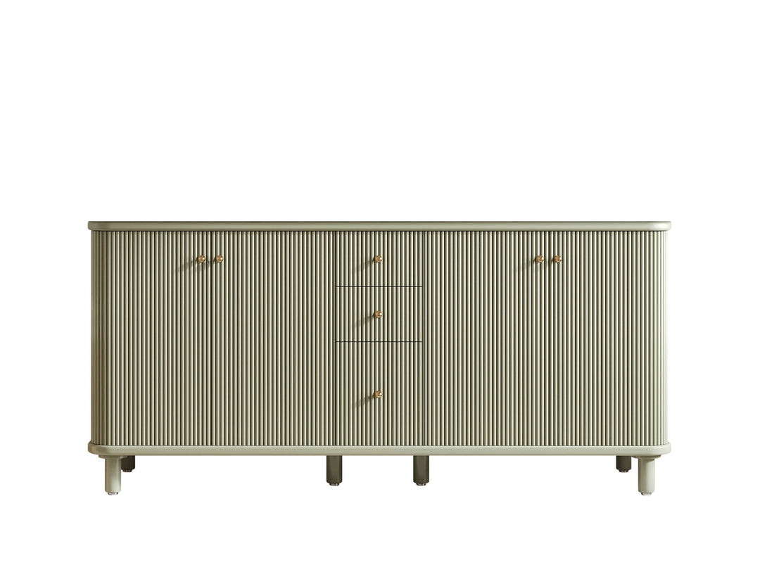 Miami 72 in. W x 22 in. D Double Sink Bathroom Vanity in Evergreen with Countertop - Cabinet Only