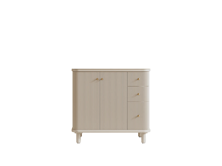 Miami 36 in. W x 22 in. D Left Offset Sink Bathroom Vanity - photo 6