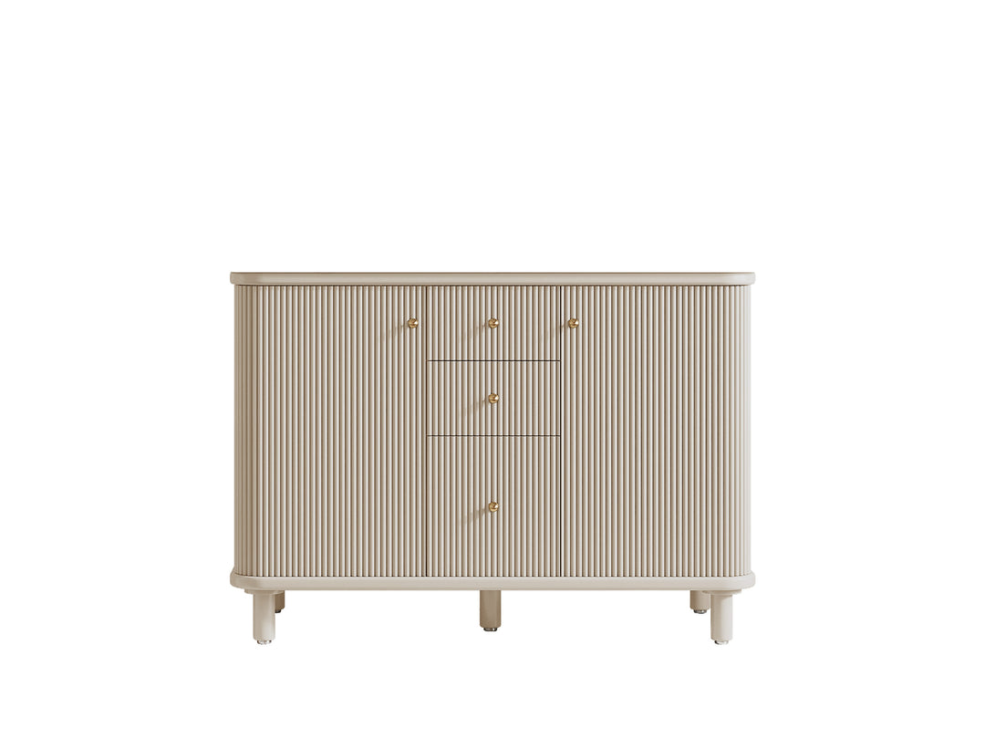 Miami 48 in. W x 22 in. D Double Sink Bathroom Vanity in Fine Grain with Countertop - Cabinet Only