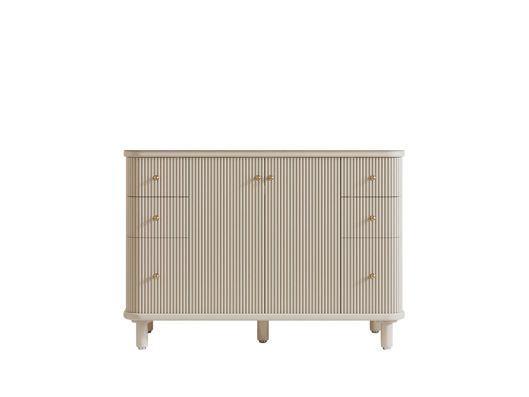 Miami 48 in. W x 22 in. D Single Sink Bathroom Vanity in Fine Grain with Countertop - Cabinet Only