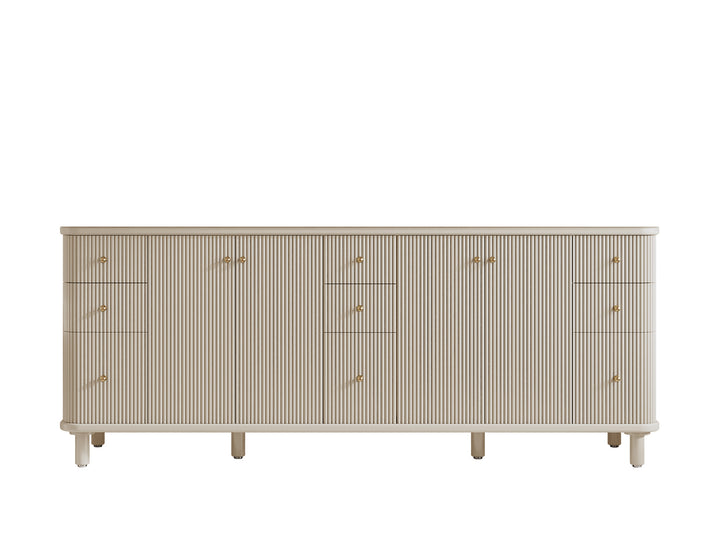 Miami 84 in. W x 22 in. D Double Sink Bathroom Vanity - photo 6