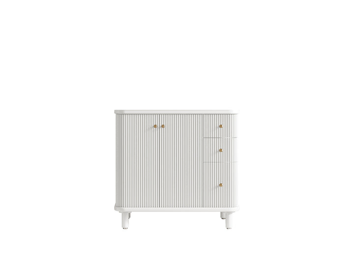 Miami 36 in. W x 22 in. D Left Offset Sink Bathroom Vanity - photo 6