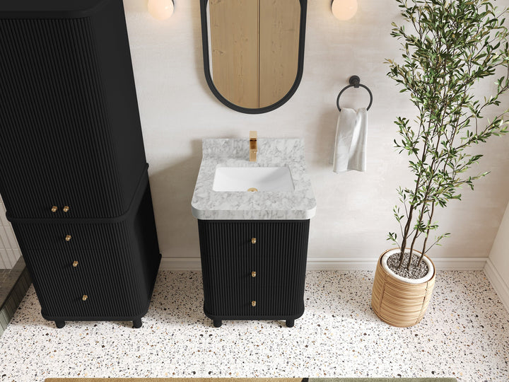 Miami 24 in. W x 22 in. D Single Sink Bathroom Vanity - photo 16