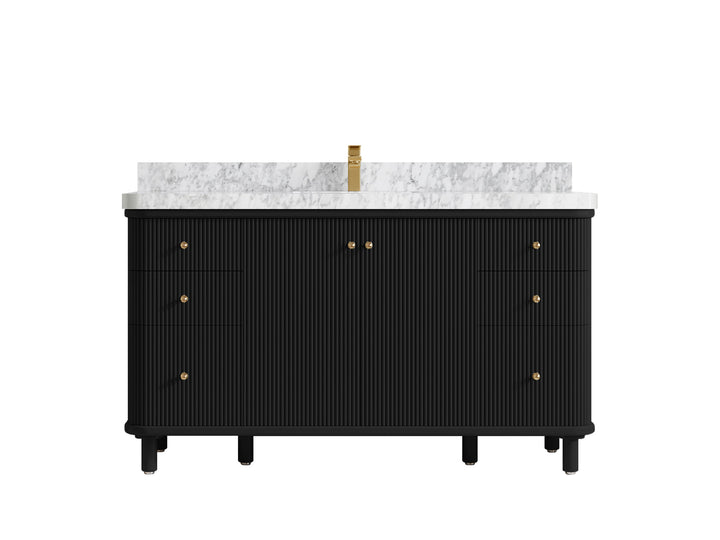 Miami 60 in. W x 22 in. D Single Sink Bathroom Vanity - photo 13