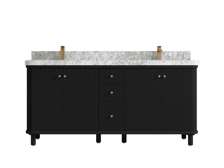 Miami 72 in. W x 22 in. D Double Sink Bathroom Vanity - photo 13