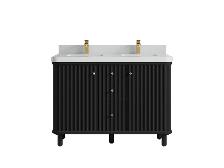 Miami 48 in. W x 22 in. D Double Sink Bathroom Vanity - photo 16