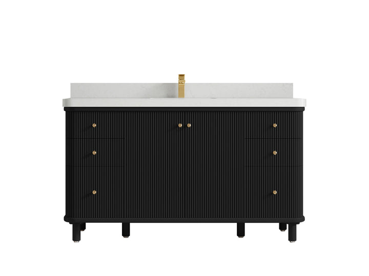 Miami 60 in. W x 22 in. D Single Sink Bathroom Vanity - photo 15