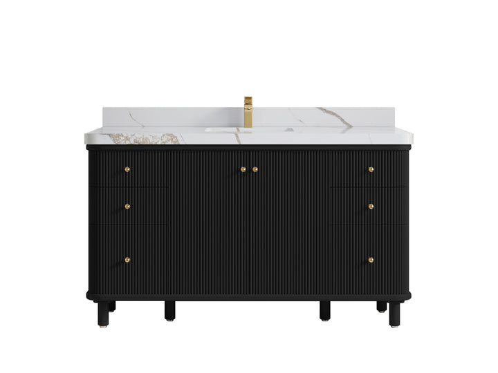 Miami 60 in. W x 22 in. D Single Sink Bathroom Vanity - photo 21