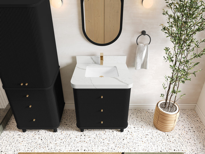 Miami 30 in. W x 22 in. D Single Sink Bathroom Vanity - photo 8