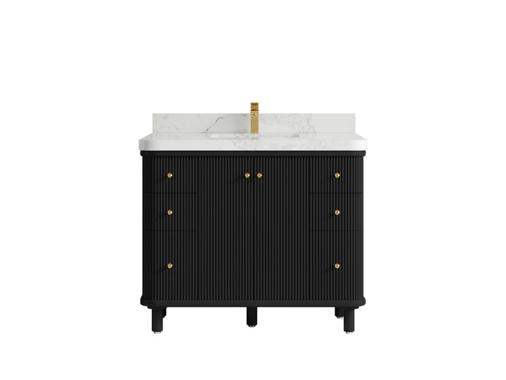 Miami 42 in. W x 22 in. D Single Sink Bathroom Vanity - photo 11