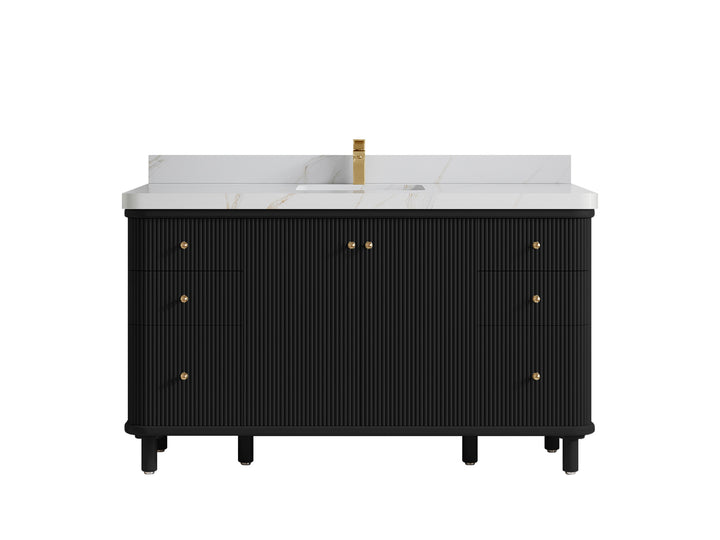 Miami 60 in. W x 22 in. D Single Sink Bathroom Vanity - photo 23