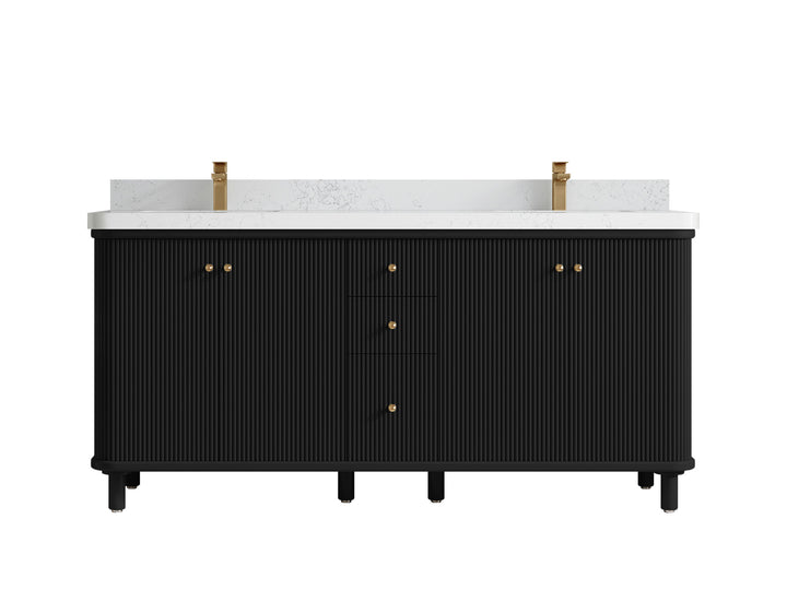 Miami 72 in. W x 22 in. D Double Sink Bathroom Vanity - photo 17
