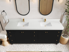 Miami 84 in. W x 22 in. D Double Sink Bathroom Vanity - photo 22