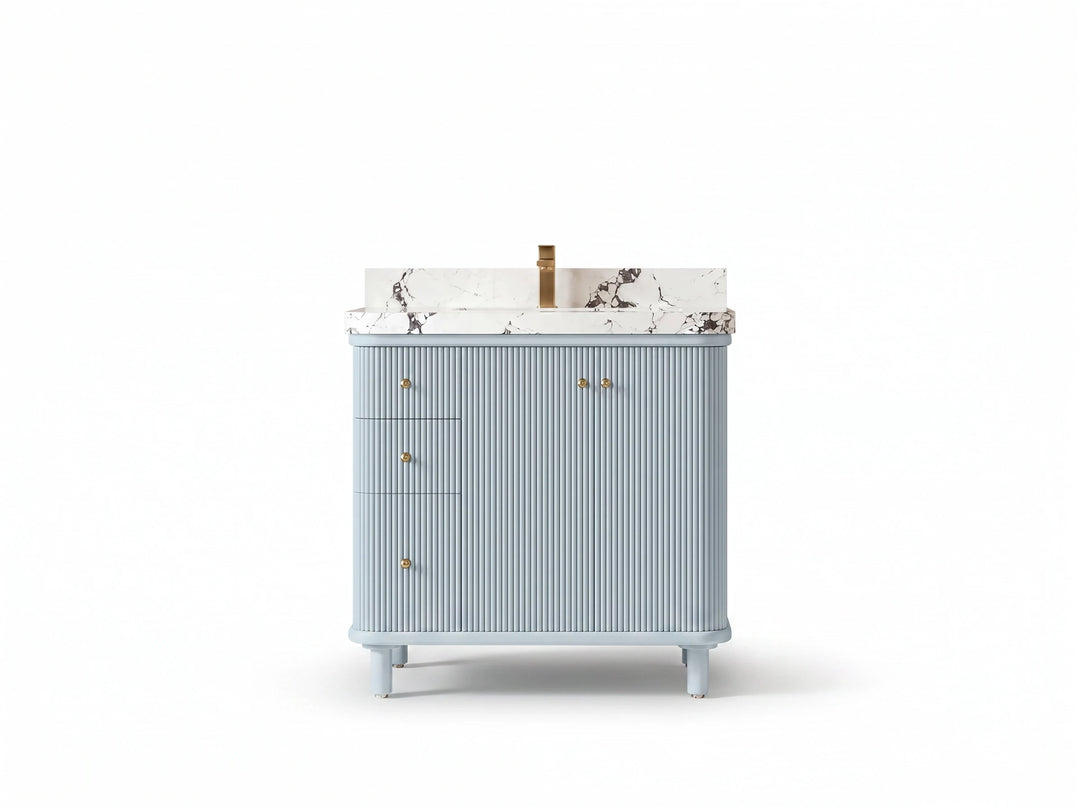 Miami Fluted Bathroom Vanities - photo 12