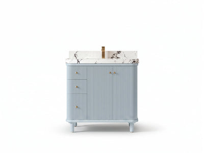 Miami 36 in. W x 22 in. D Center Sink Bathroom Vanity