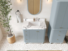 Miami 36 in. W x 22 in. D Center Sink Bathroom Vanity - photo 2
