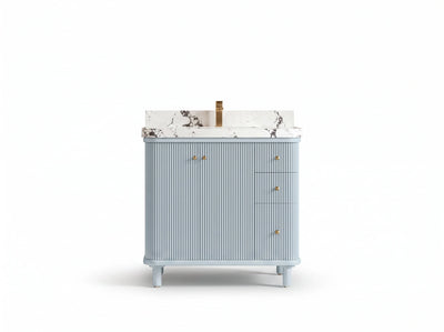 Miami Collection Bath Vanity - 36" W x 22" D with Center Sink