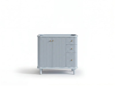 Miami 36 in. W x 22 in. D Left Offset Sink Bathroom Vanity