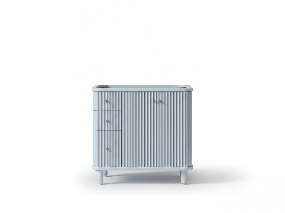 Miami 36 in. W x 22 in. D Right Offset Sink Bathroom Vanity