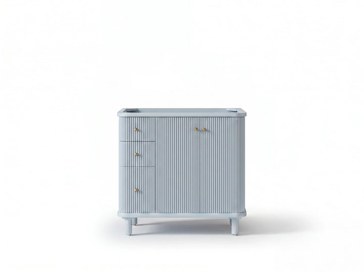 Miami 36 in. W x 22 in. D Right Offset Sink Bathroom Vanity - photo 14