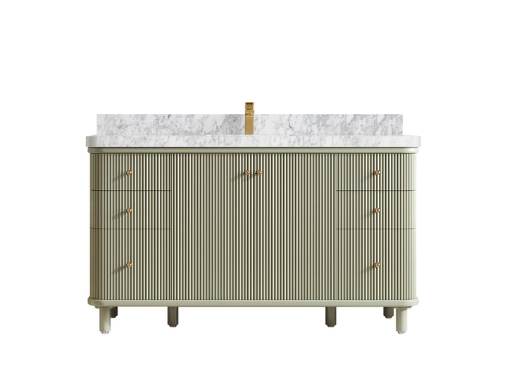 Miami 60 in. W x 22 in. D Single Sink Bathroom Vanity - photo 13