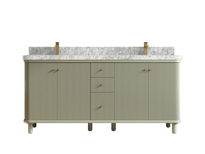Miami 72 in. W x 22 in. D Double Sink Bathroom Vanity - photo 13