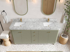Miami 72 in. W x 22 in. D Double Sink Bathroom Vanity - photo 13
