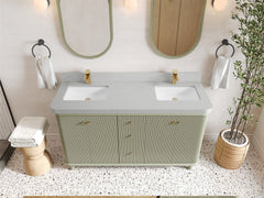 Miami 60 in. W x 22 in. D Double Sink Bathroom Vanity - photo 15